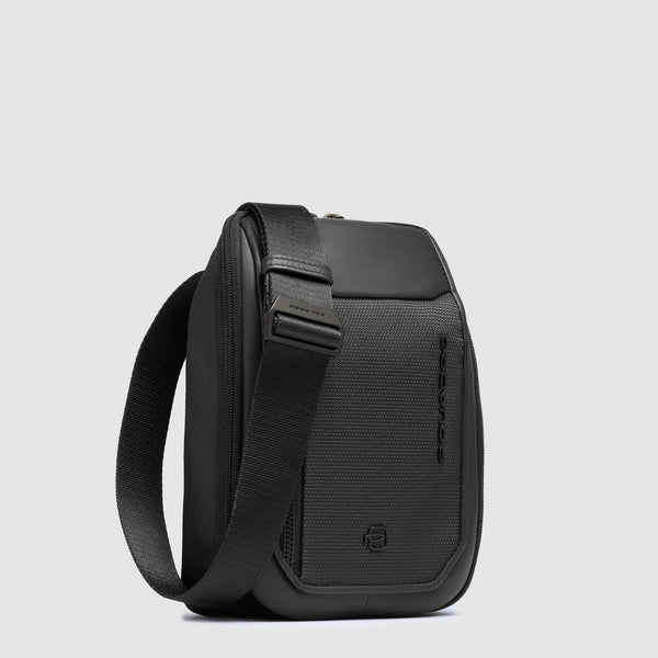 Men's crossbody bag in recycled textile - 2