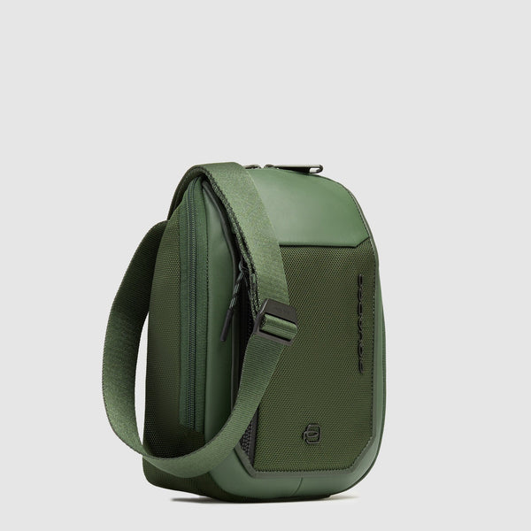 Men's crossbody bag in recycled textile - 2