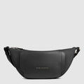 Women's Belt Bag with RFID Protection in Recycled Fabric