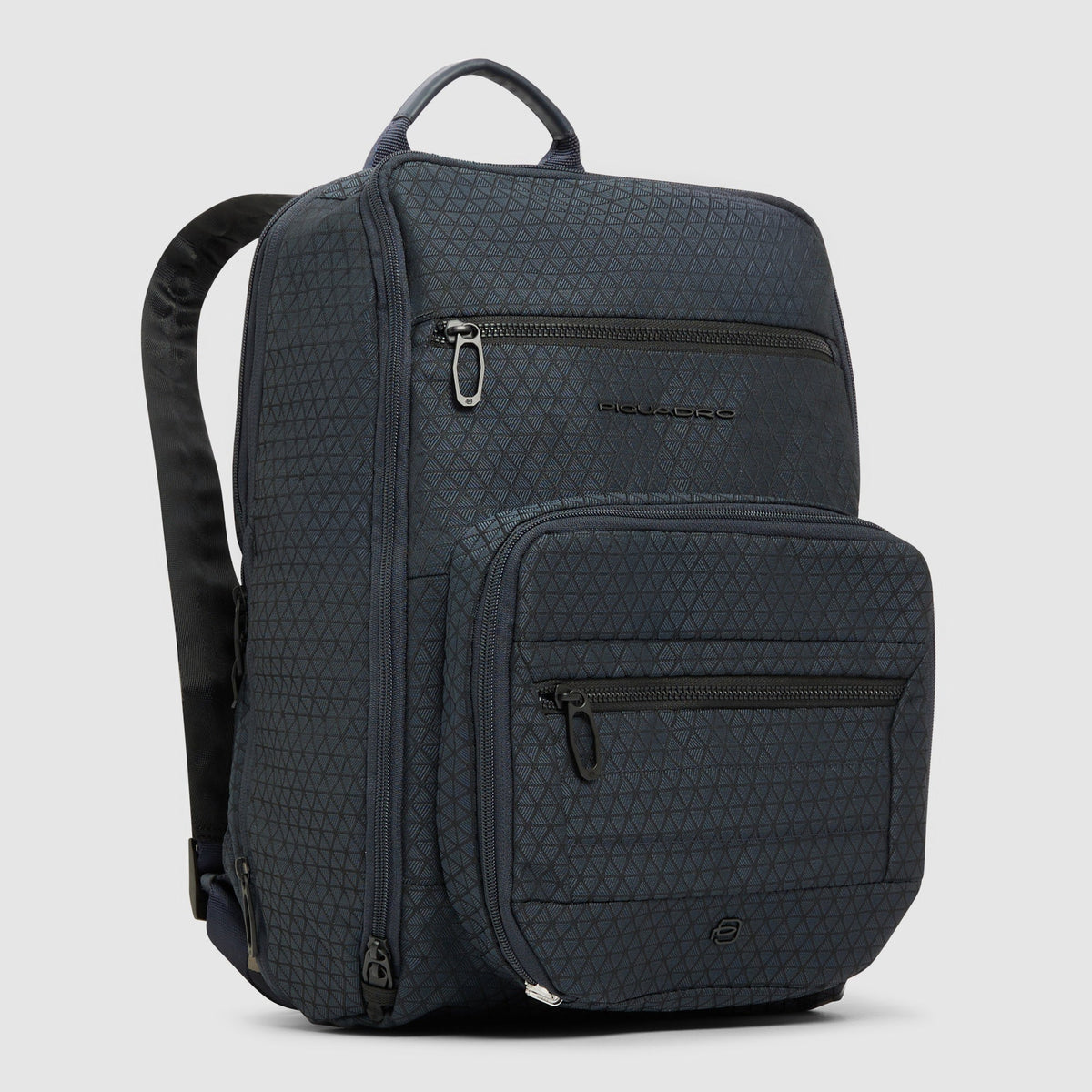 bleu polyester 35 ltr black laptop backpack Expandable Recycled 15.6