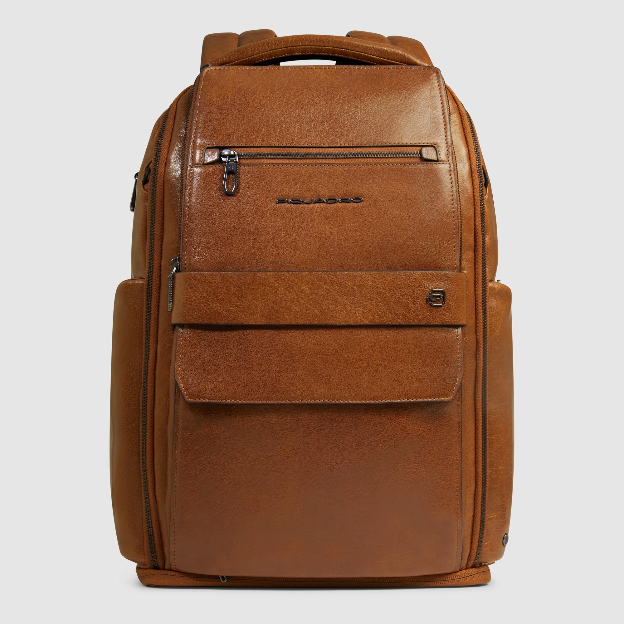 Leather Laptop Backpack 15.6