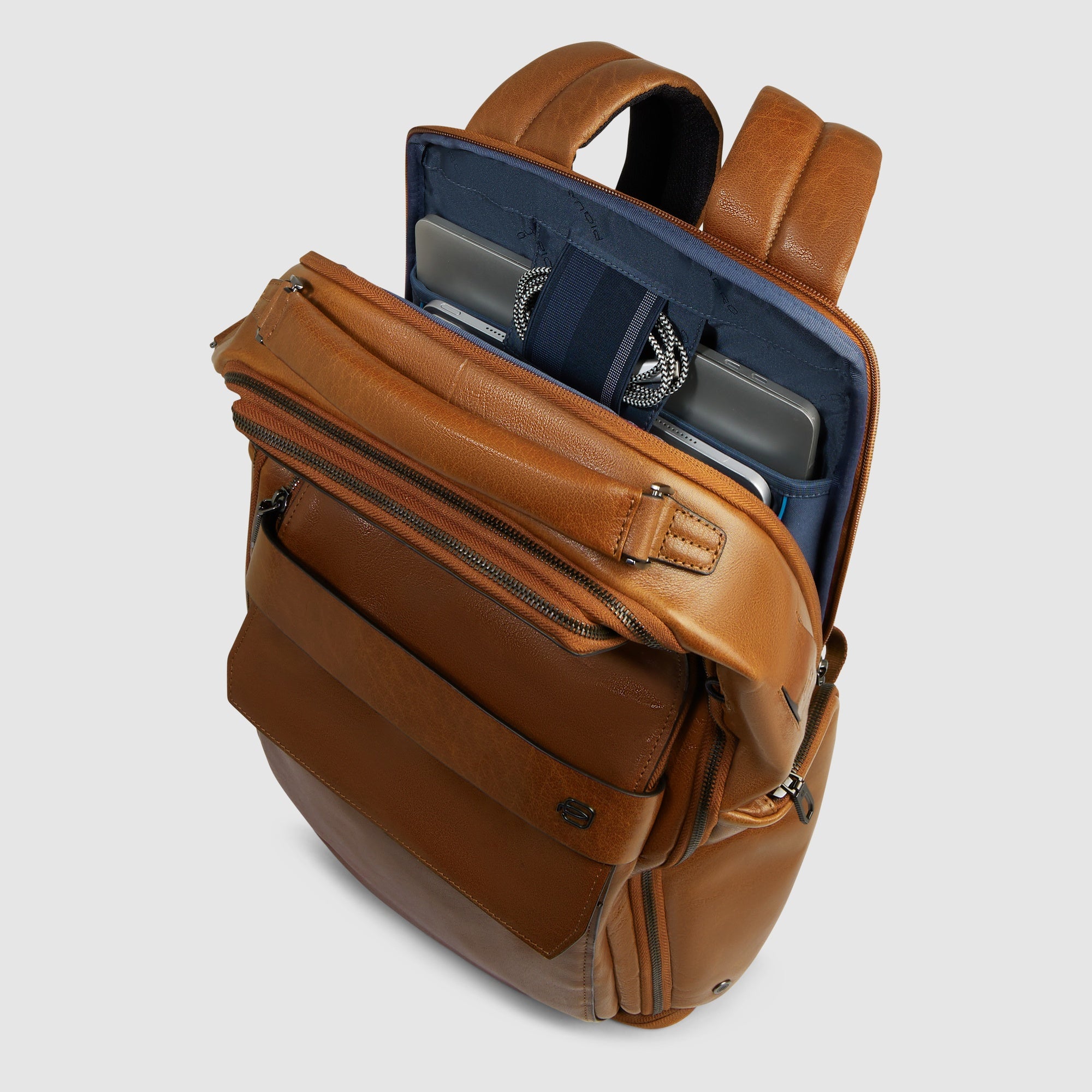 Leather Laptop Backpack 15.6