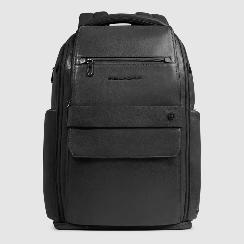 Commute backpack with USB and USB Type-C ports