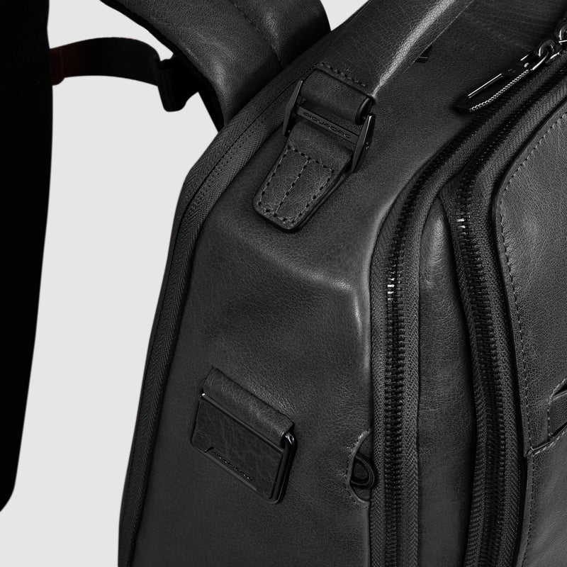 Commute backpack with USB and USB Type-C ports