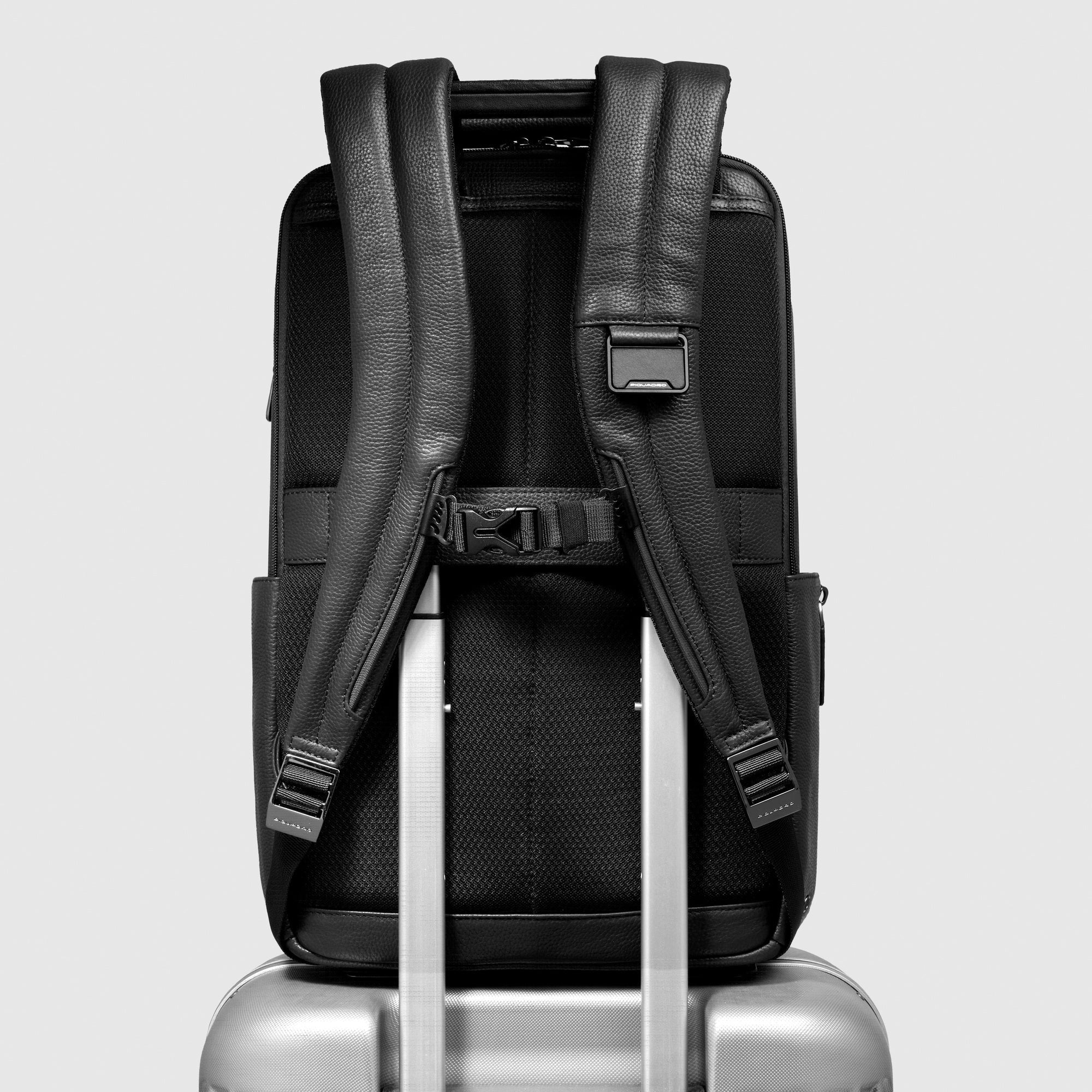Travel backpack with fingerprint security lock