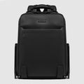 Leather Travel Backpack 15.6" with Fingerprint Lock