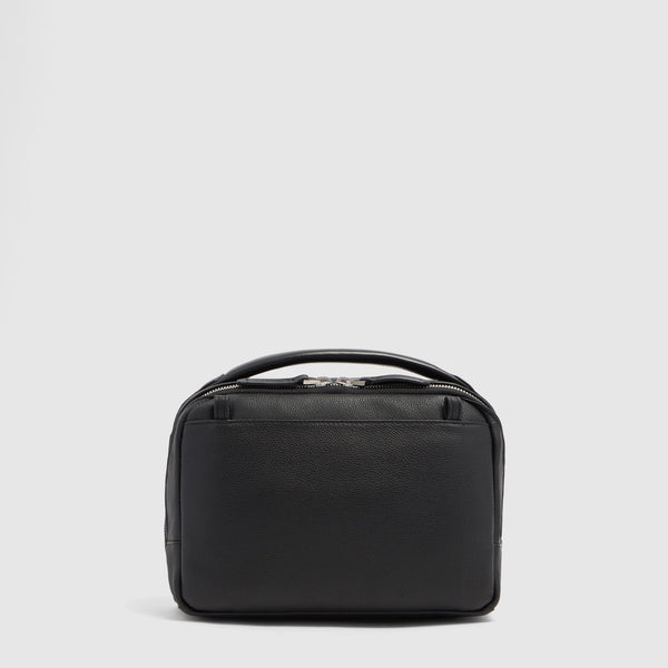 Men's Leather Crossbody Bag with Padded Phone Pocket - 4