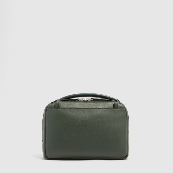 Men's Leather Crossbody Bag with Padded Phone Pocket - 4