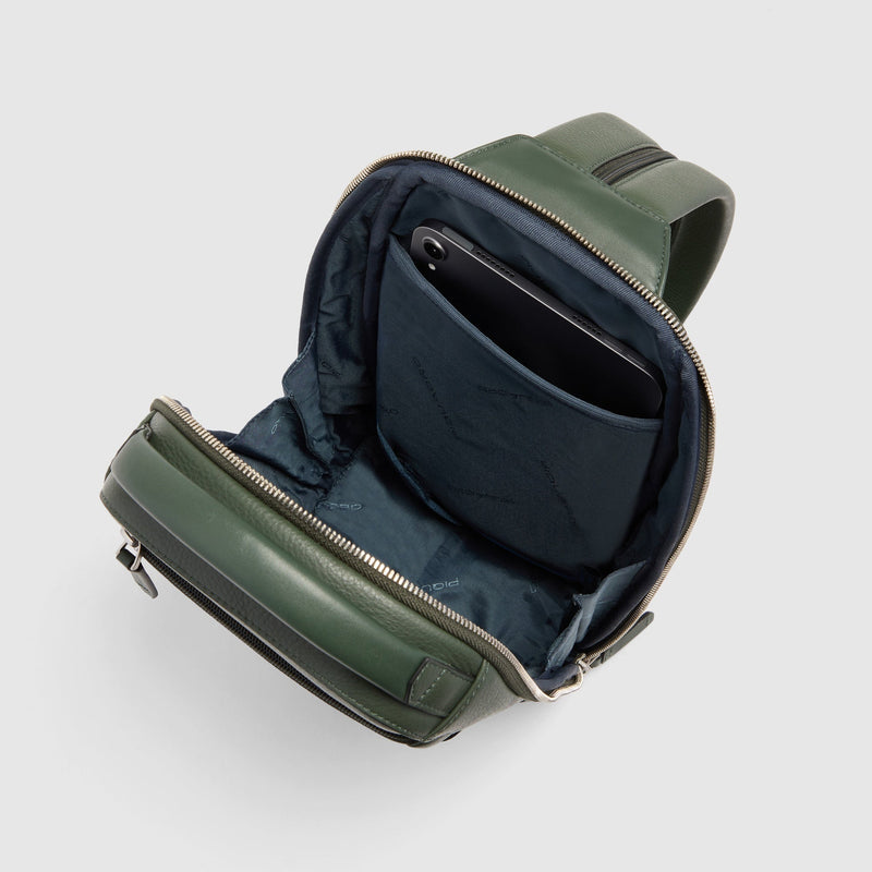 Sac de poitrine homme convertible en sac à dos