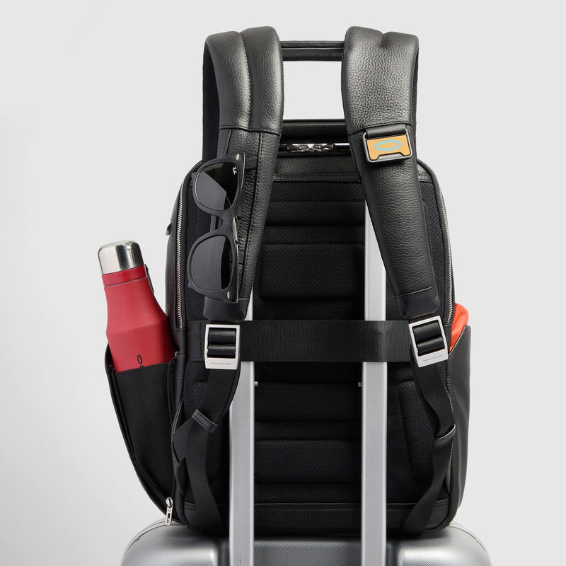 Leather Travel Backpack for 14-inch Laptop