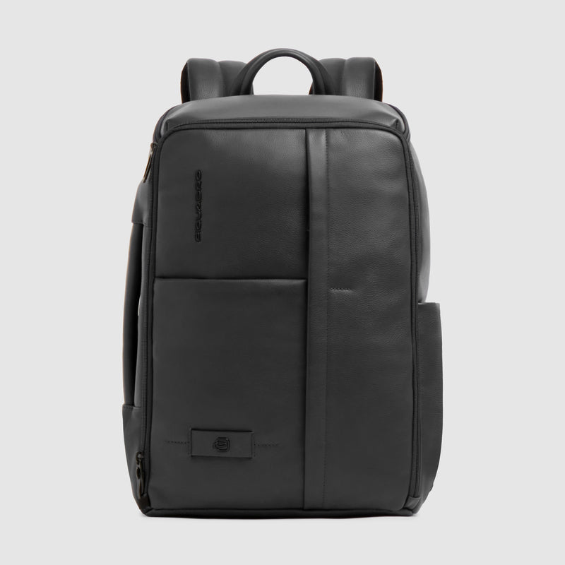Expandable Leather Travel Backpack 15.6" Laptop 31 L