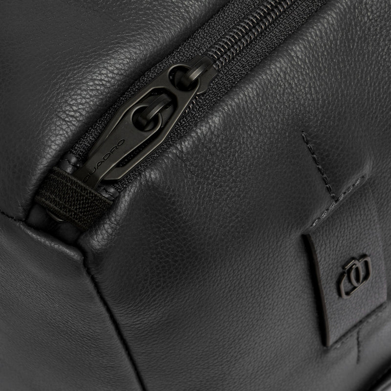 Expandable Leather Travel Backpack 15.6" Laptop 31 L