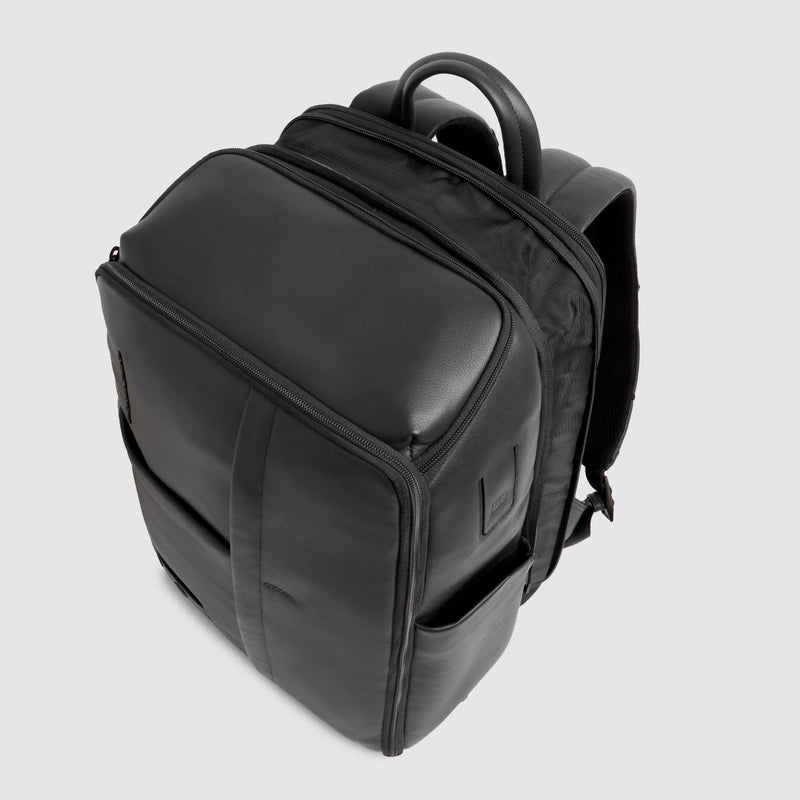 Expandable Leather Travel Backpack 15.6" Russel
