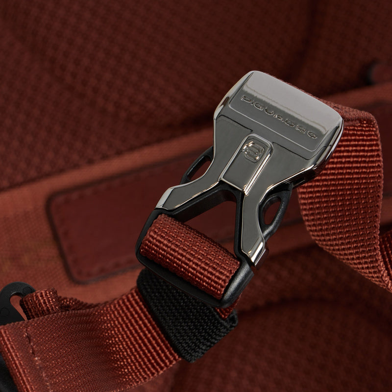 Leather Laptop Backpack 13.3" with Anti-Theft Cable