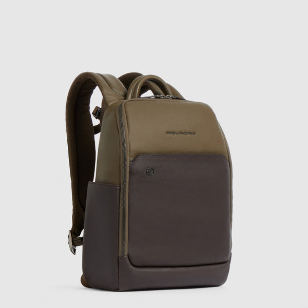 Leather Laptop Backpack 13.3" with Anti-Theft Cable - 2