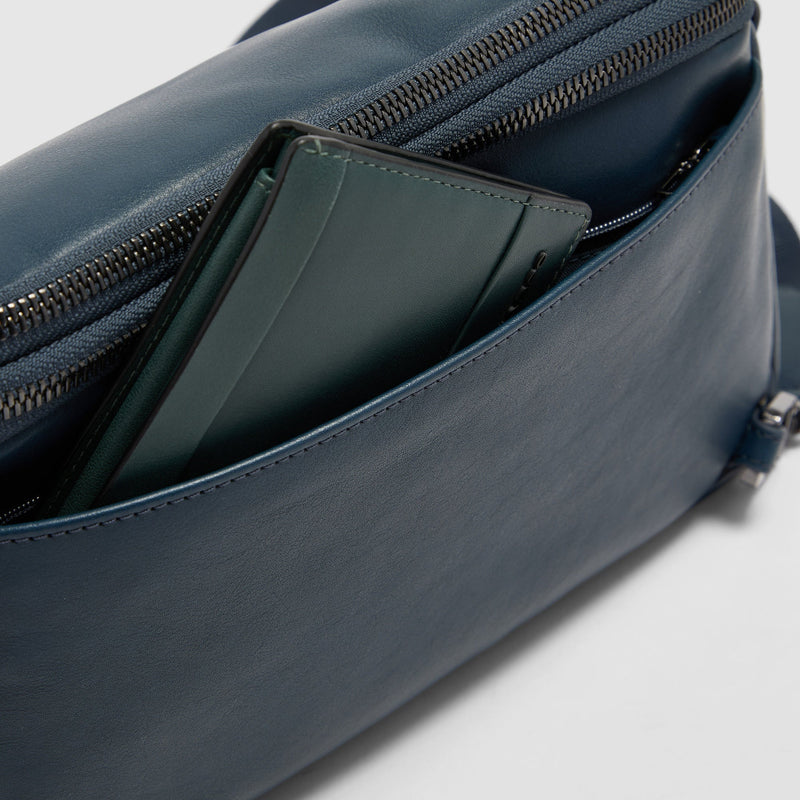 Men's RFID Leather Crossbody Bag for iPad® mini