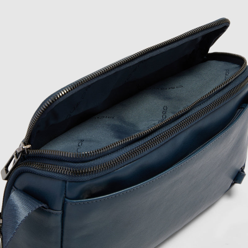 Men's RFID Leather Crossbody Bag for iPad® mini