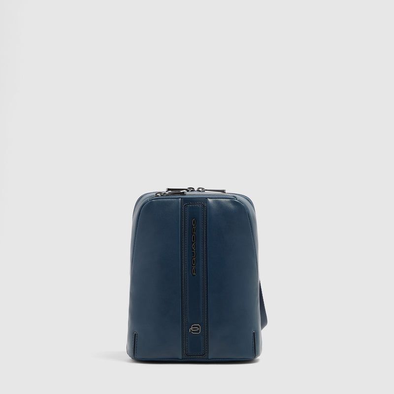 Vertical Leather Crossbody Bag for iPad® mini