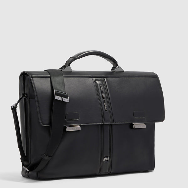 Leather Briefcase for 15.6" Laptop with RFID Protection - 2
