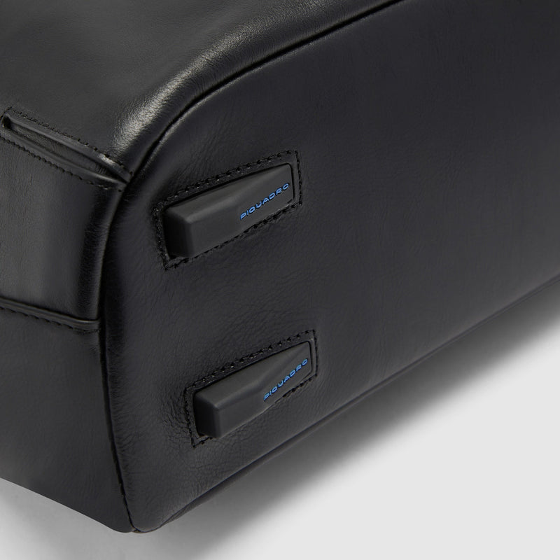 Leather Briefcase for 15.6" Laptop with RFID Protection