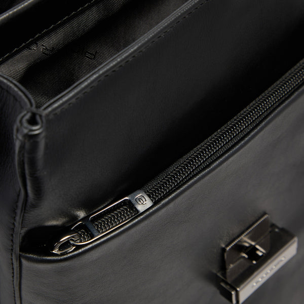 Leather Briefcase for 15.6" Laptop with RFID Protection - 8