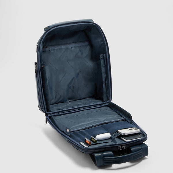 Leather 14" Laptop Backpack with Wireless Charging - 5