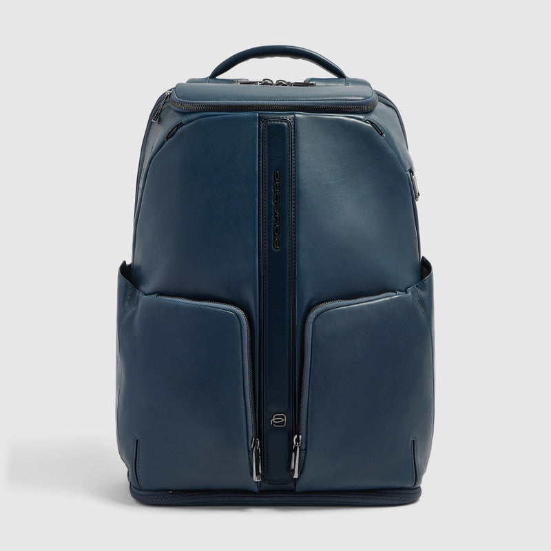 Leather Bike Backpack, 15.6" Laptop & RFID Protection