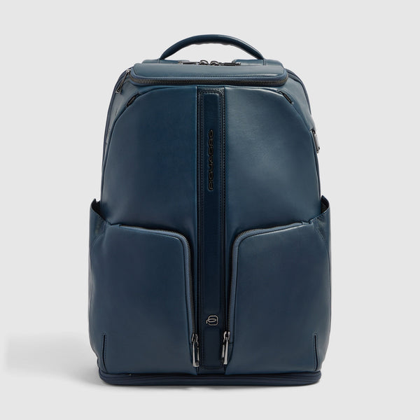 Leather Bike Backpack, 15.6" Laptop & RFID Protection - 1