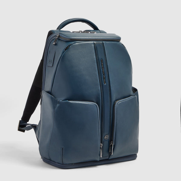 Leather Bike Backpack, 15.6" Laptop & RFID Protection - 2