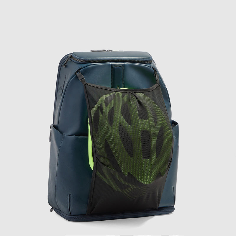 Leather Bike Backpack, 15.6" Laptop & RFID Protection