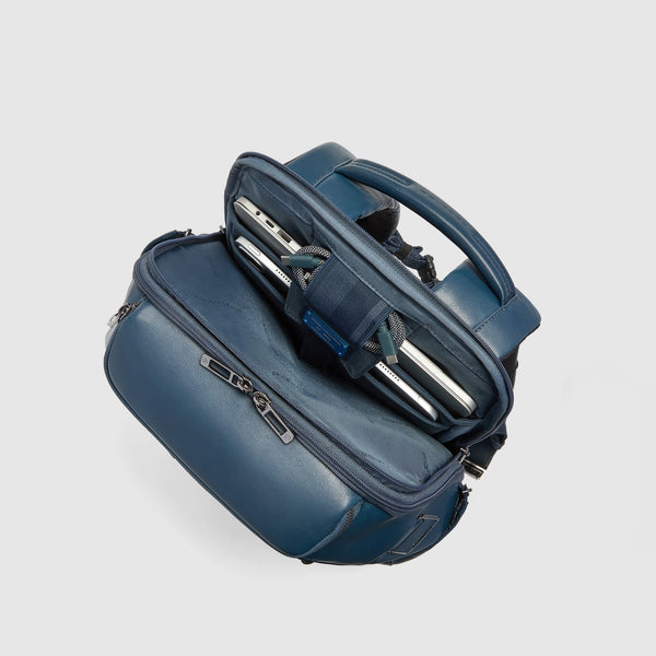 Leather Bike Backpack, 15.6" Laptop & RFID Protection - 5