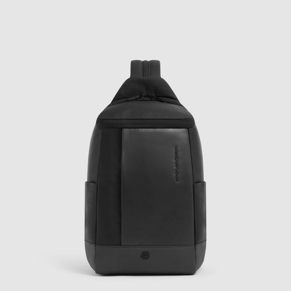 Sling Bag with Fingerprint Lock and Backpack Straps - 1