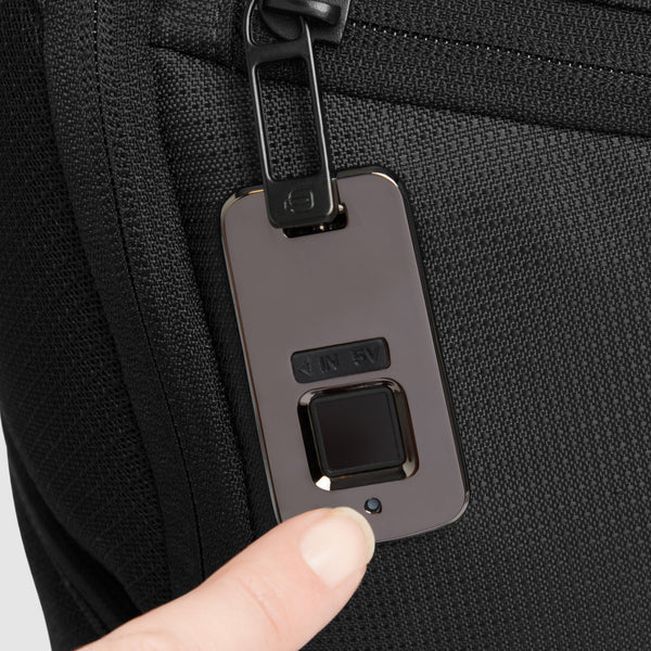 Sling Bag with Fingerprint Lock and Backpack Straps - 7