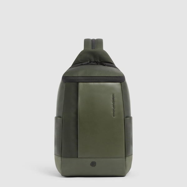 Sling Bag with Fingerprint Lock and Backpack Straps - 1