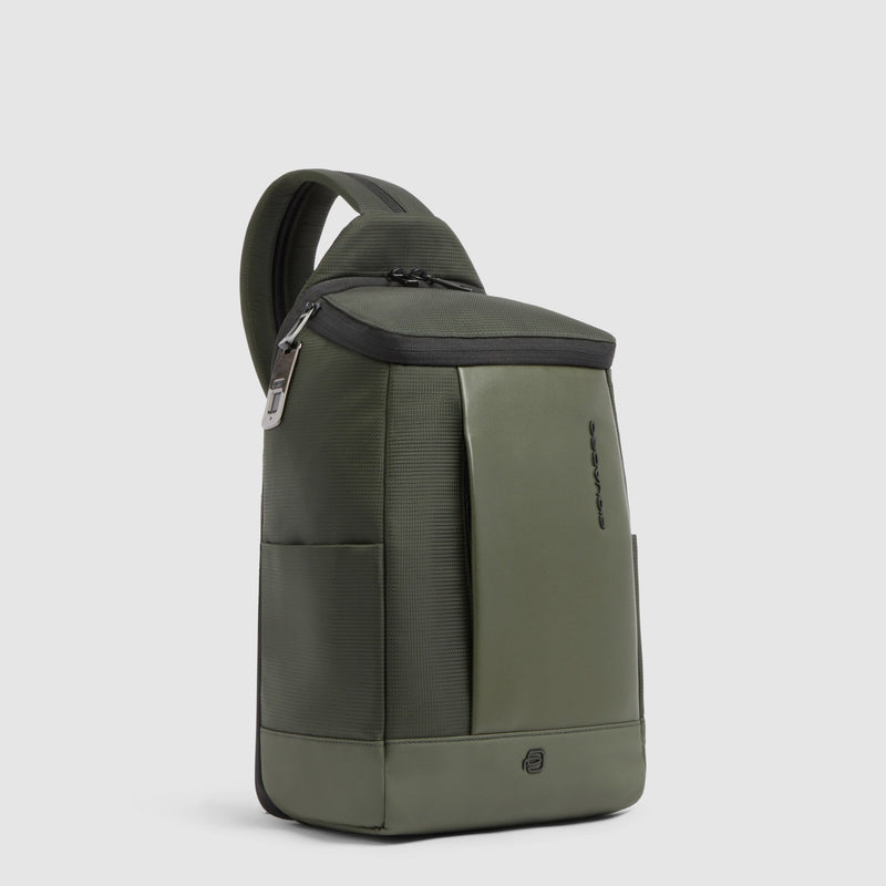 Sling Bag with Fingerprint Lock and Backpack Straps