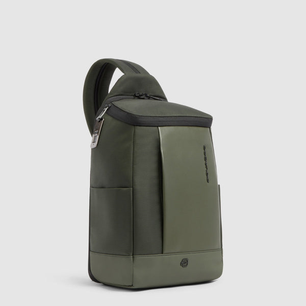 Sling Bag with Fingerprint Lock and Backpack Straps - 2