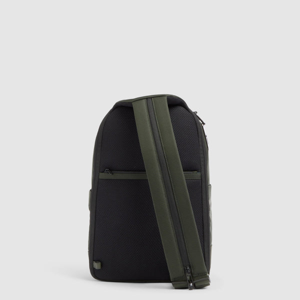 Sling Bag with Fingerprint Lock and Backpack Straps - 6
