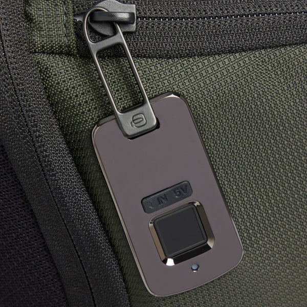 Sling Bag with Fingerprint Lock and Backpack Straps - 8