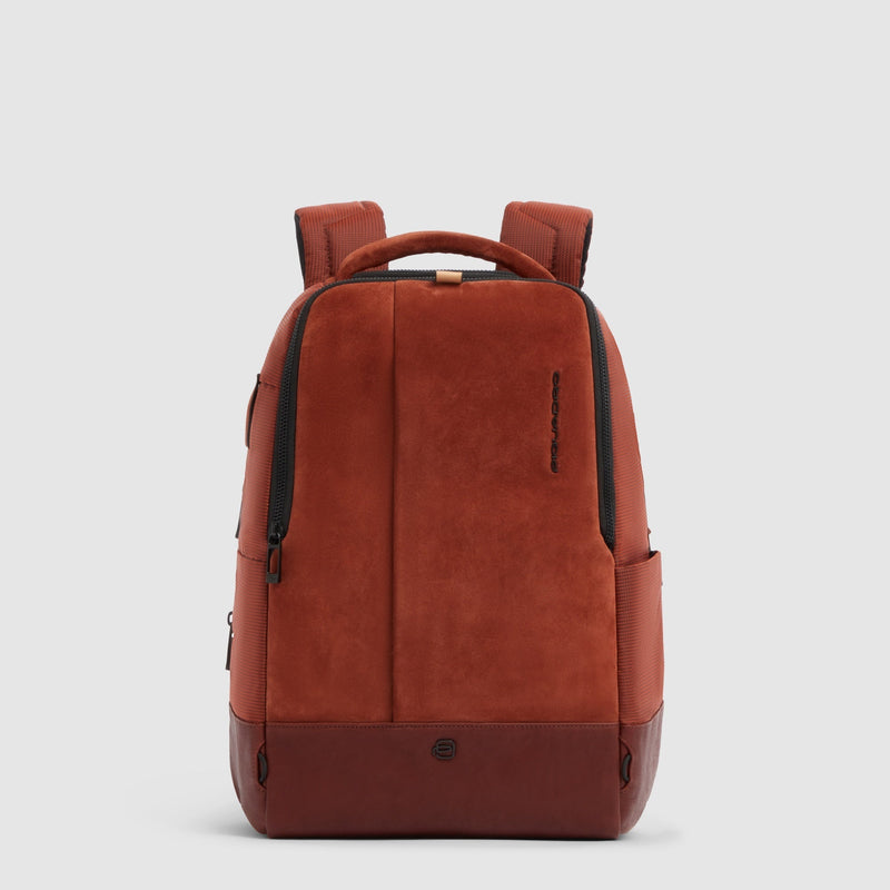Expandable 14" Laptop Backpack with Trolley Strap