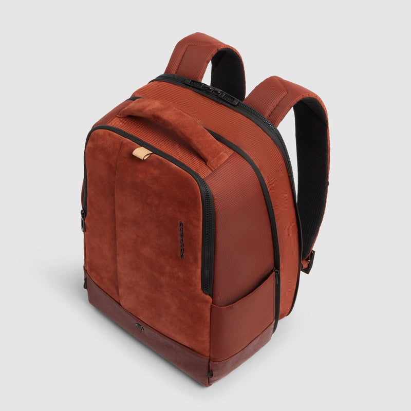 Expandable 14" Laptop Backpack with Trolley Strap