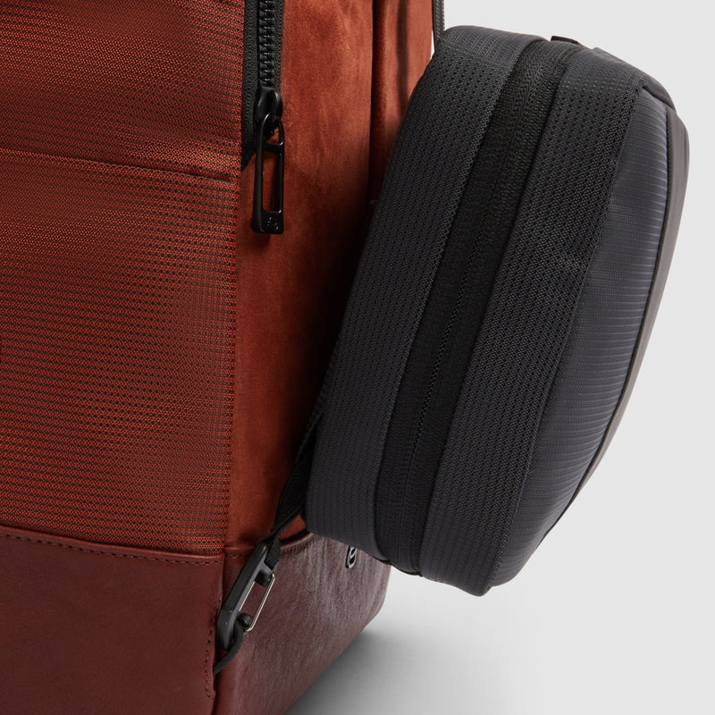 Expandable 14" Laptop Backpack with Trolley Strap