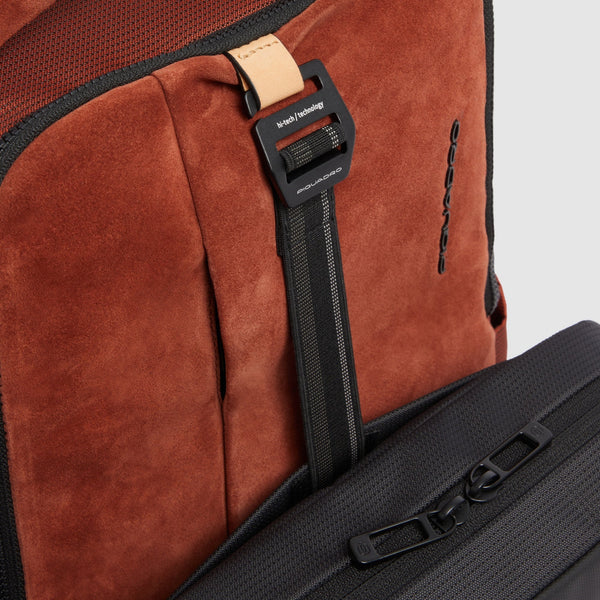 Expandable 14" Laptop Backpack with Trolley Strap - 9