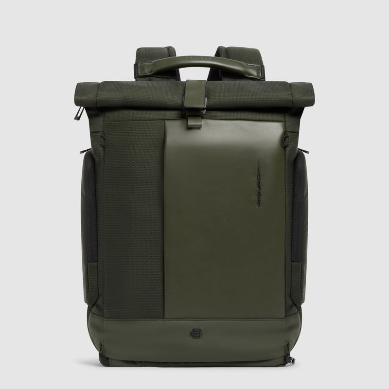 Expandable Roll-Top Laptop Backpack 15.6"