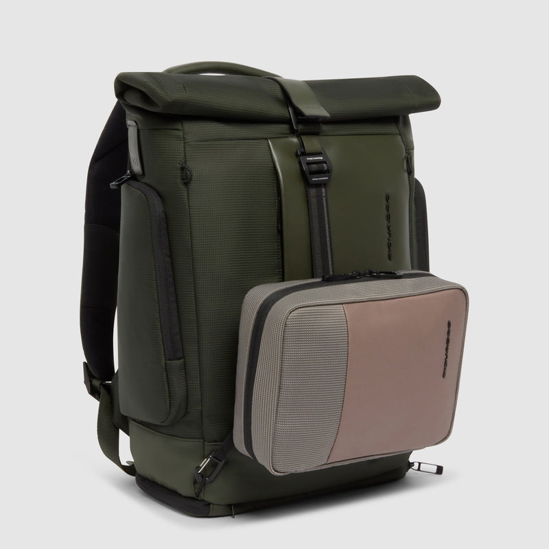 Expandable Roll-Top Laptop Backpack 15.6"
