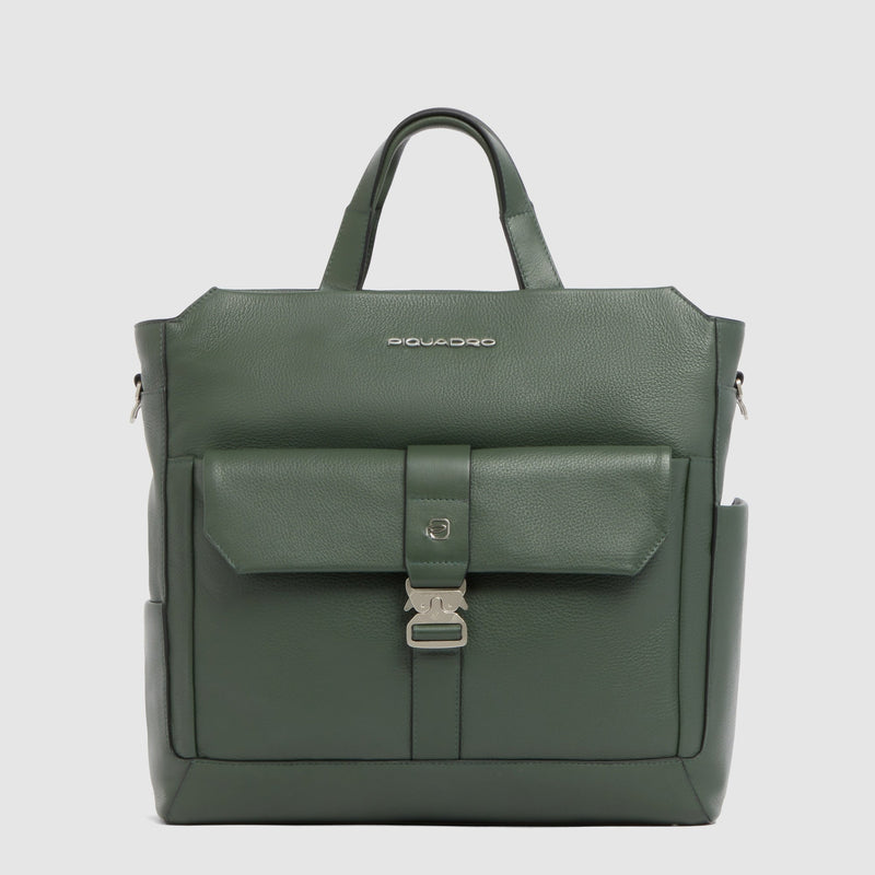 Leather Tote Bag for 14" Laptop and iPad® - 1