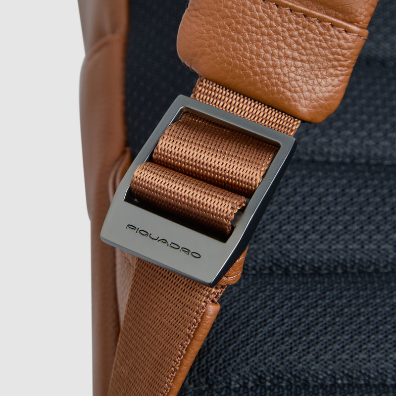 Leather Laptop Backpack 14" Russel with Flap