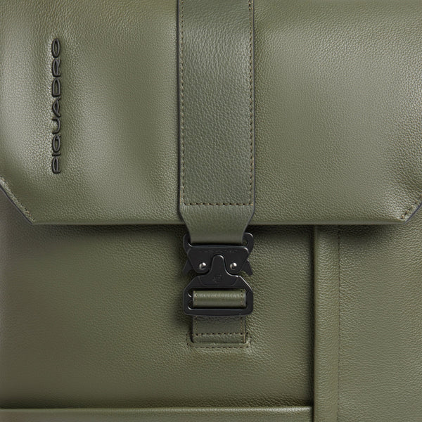 Flap Leather Laptop Backpack 14" Russel - 5