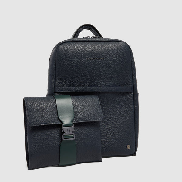Leather Backpack for 14-inch Laptop, Made in Italy - 5