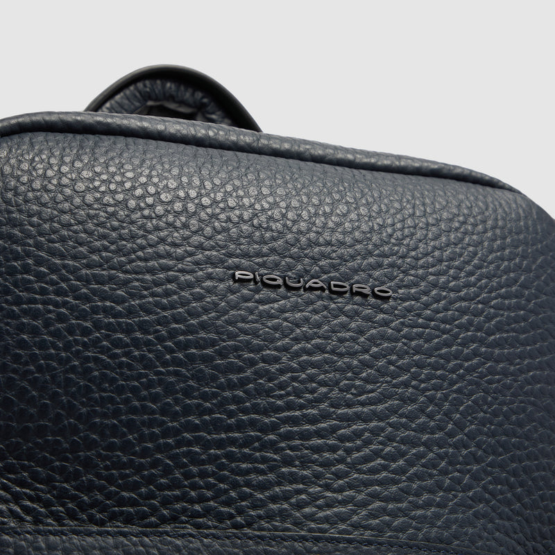 Leather Backpack for 14-inch Laptop, Made in Italy