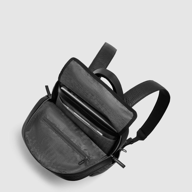 Leather Backpack for 14-inch Laptop, Made in Italy